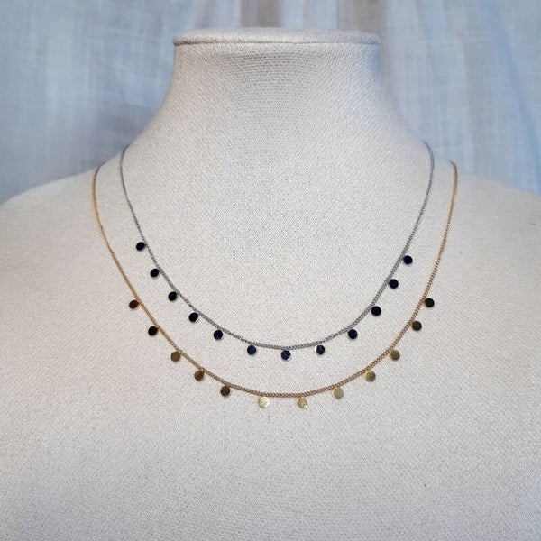 Choker ketting "Tiny Coins"