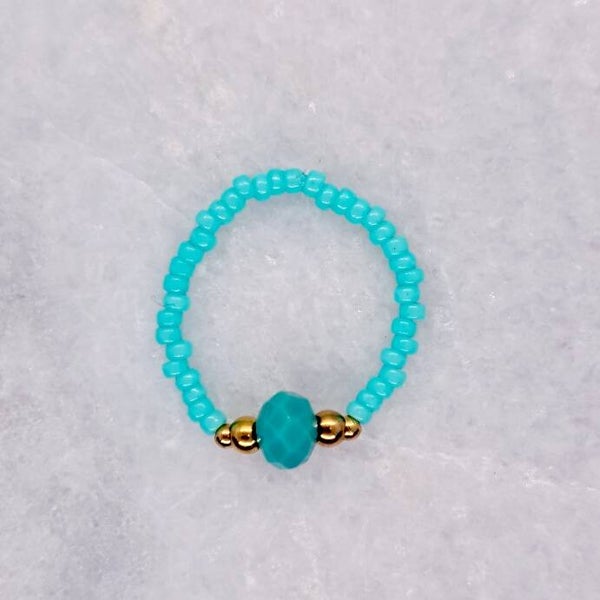 Ringetje "Facet" Mint