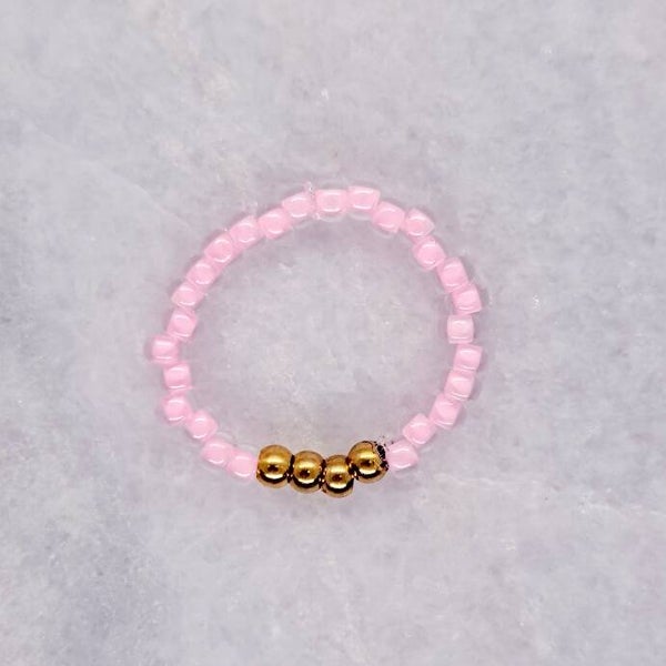 Ringetje "Basic" Baby Pink