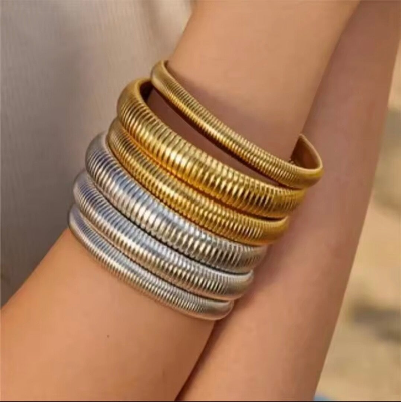 Bangle Armband RVS "Bold"