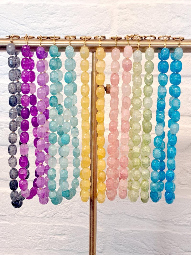 Korte ketting "Chunky Pastel"