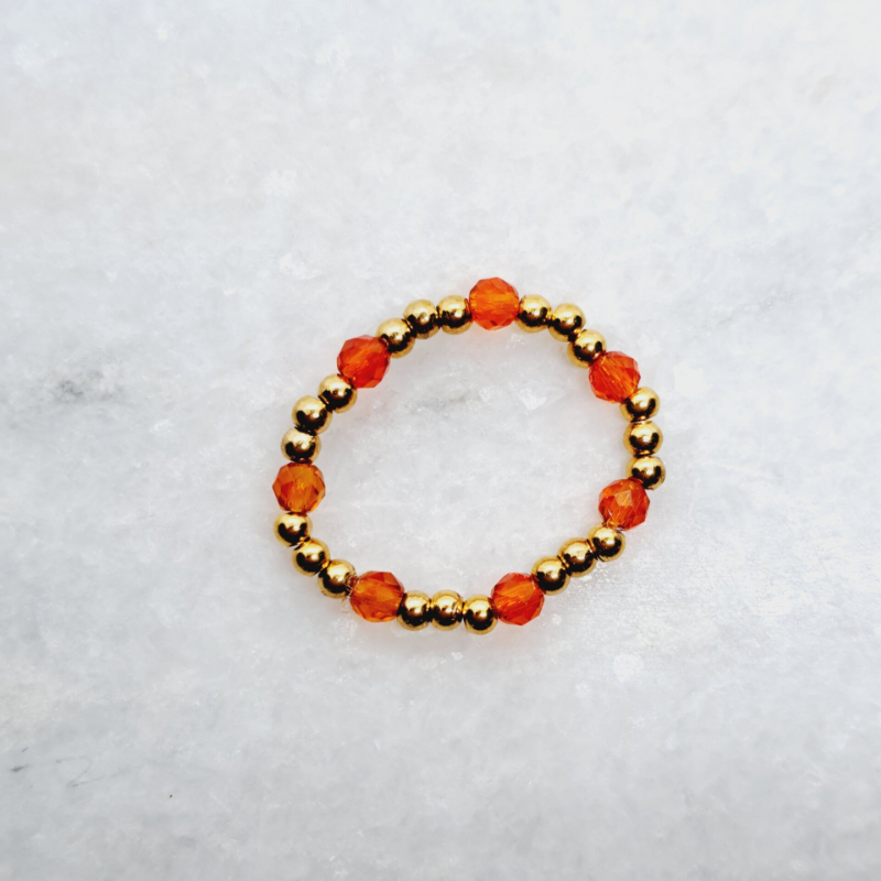 Ringetje "Dots" Orange