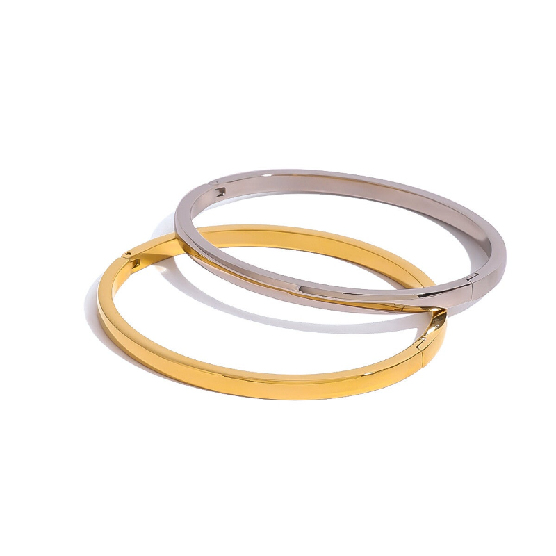 Bangle Armband RVS "Basic"