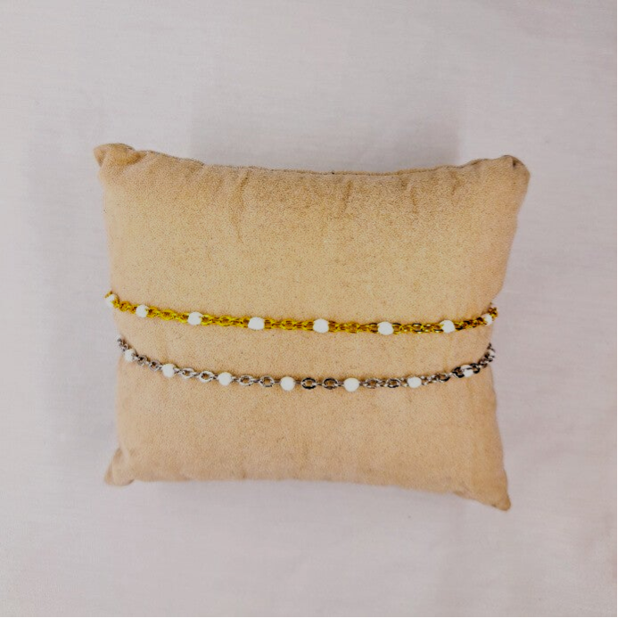 Armband RVS "Dots"