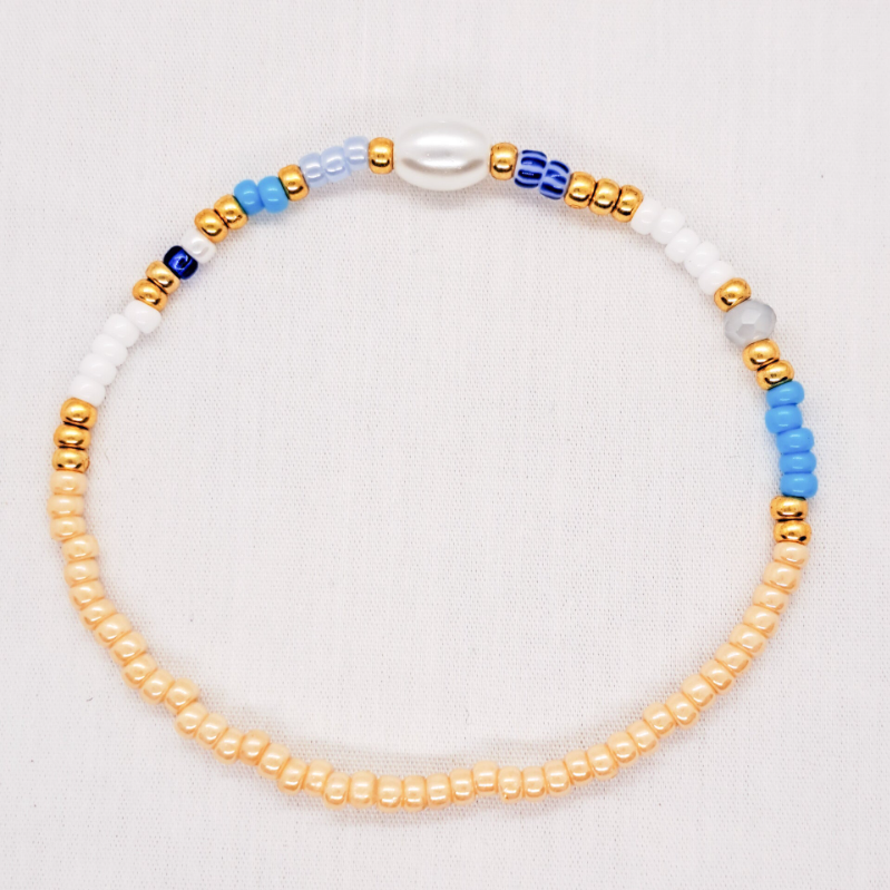 Armbandje "Spring Vibes" Blue