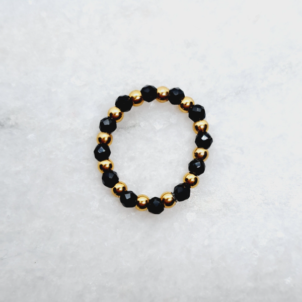 Ringetje "Party" Black