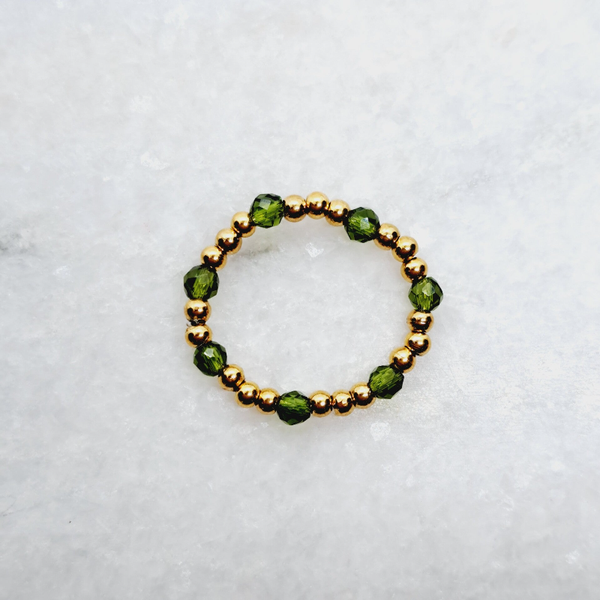 Ringetje "Dots" Olive