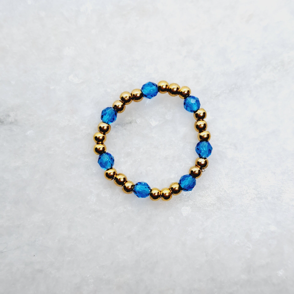 Ringetje "Dots" Blue
