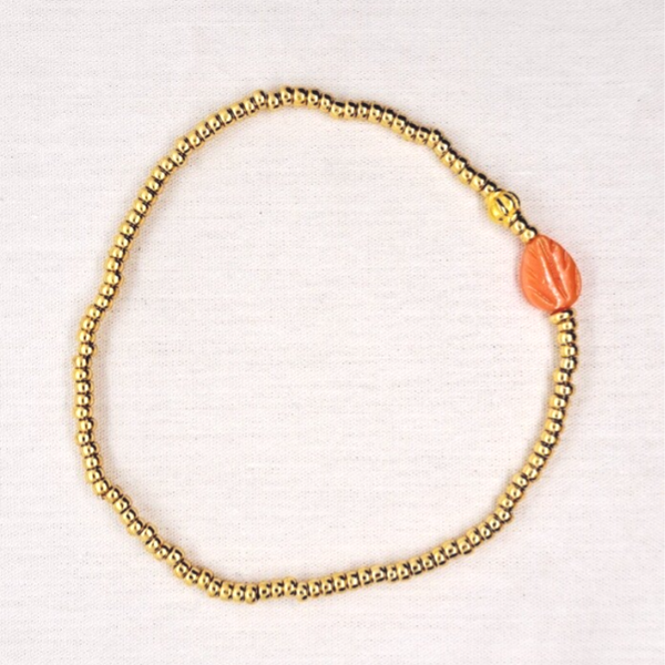 Armbandje "Leaf" Coral