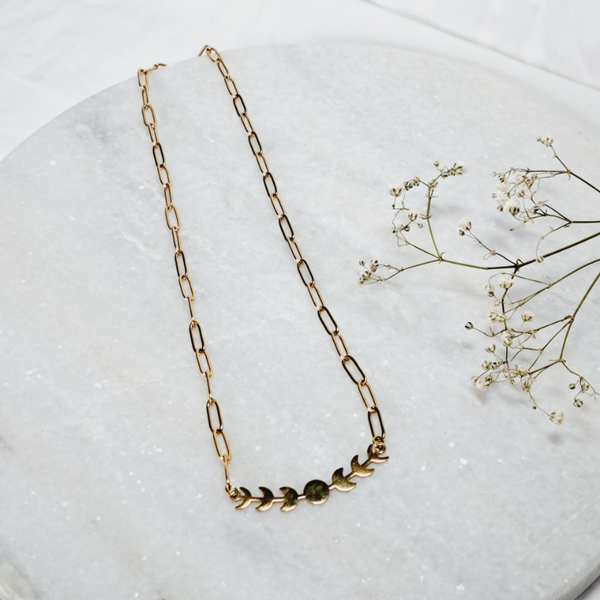 Korte ketting "Moon Phases"