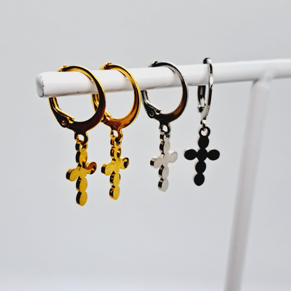 Oorringetjes "Holy Cross"