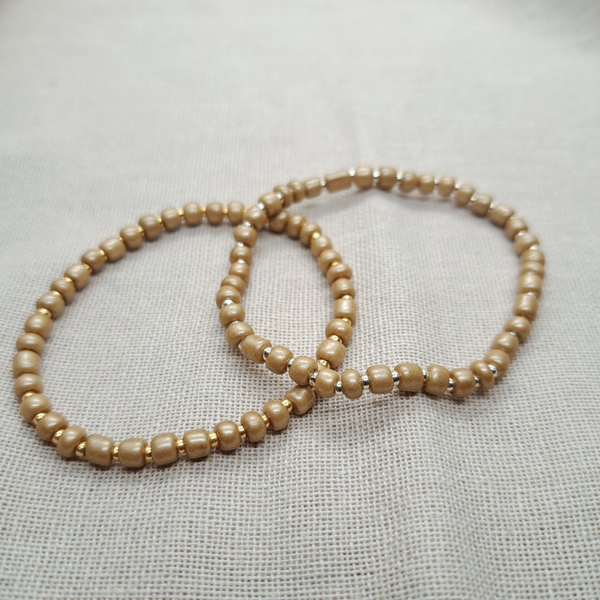 Armbandje "Basic Bold Taupe"