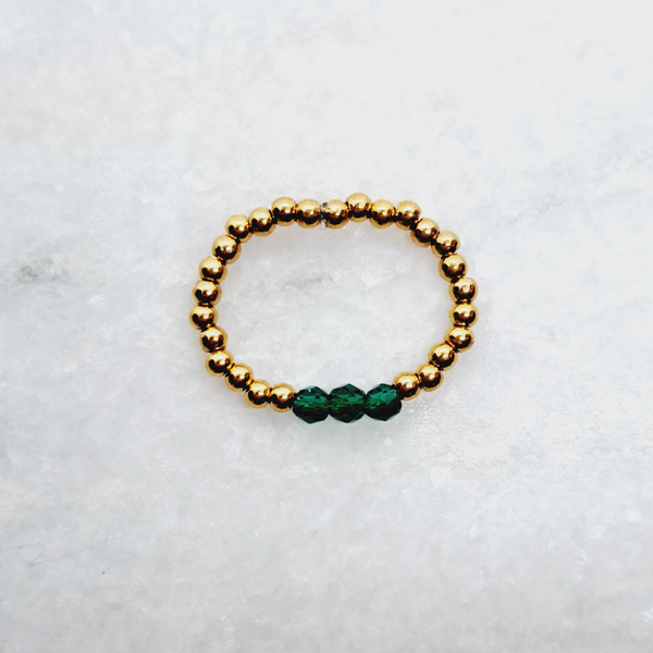 Ringetje "Emerald"