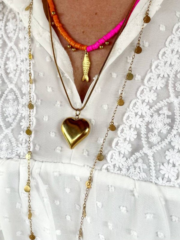 Lange ketting "Coins"