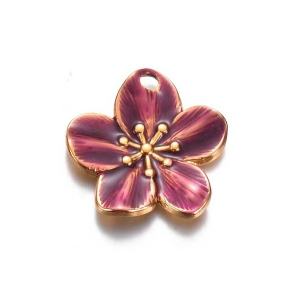 Bedel "Flower Aubergine"