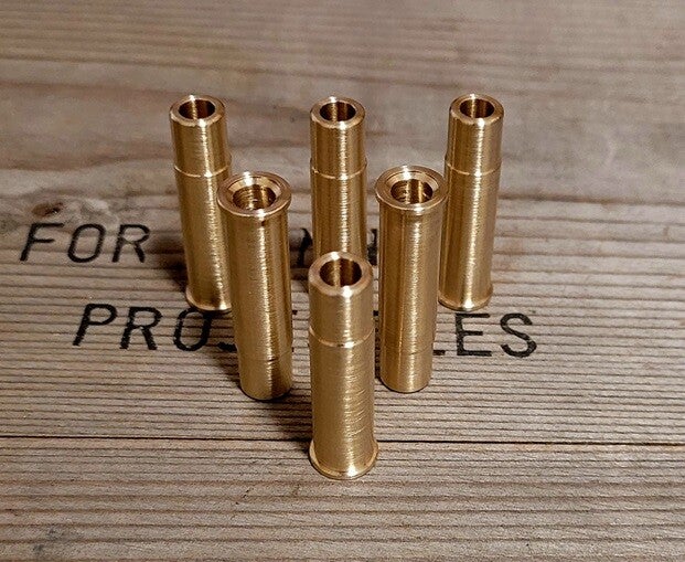 [6 Stück] .38 Spezial Ladehülsen