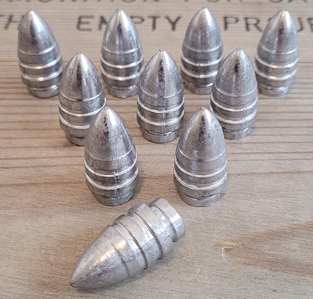 10x Sharp - Geschosse Kal. 54 für Spezial Ladehülsen Erma Gallager