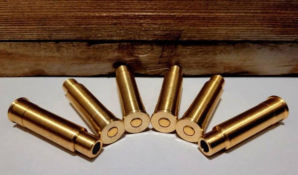 [18 Stück] LEP Adapter Trainings-& Pufferpatronen / Exporthülsen [Small Pistol 4,45mm Zündhütchen]