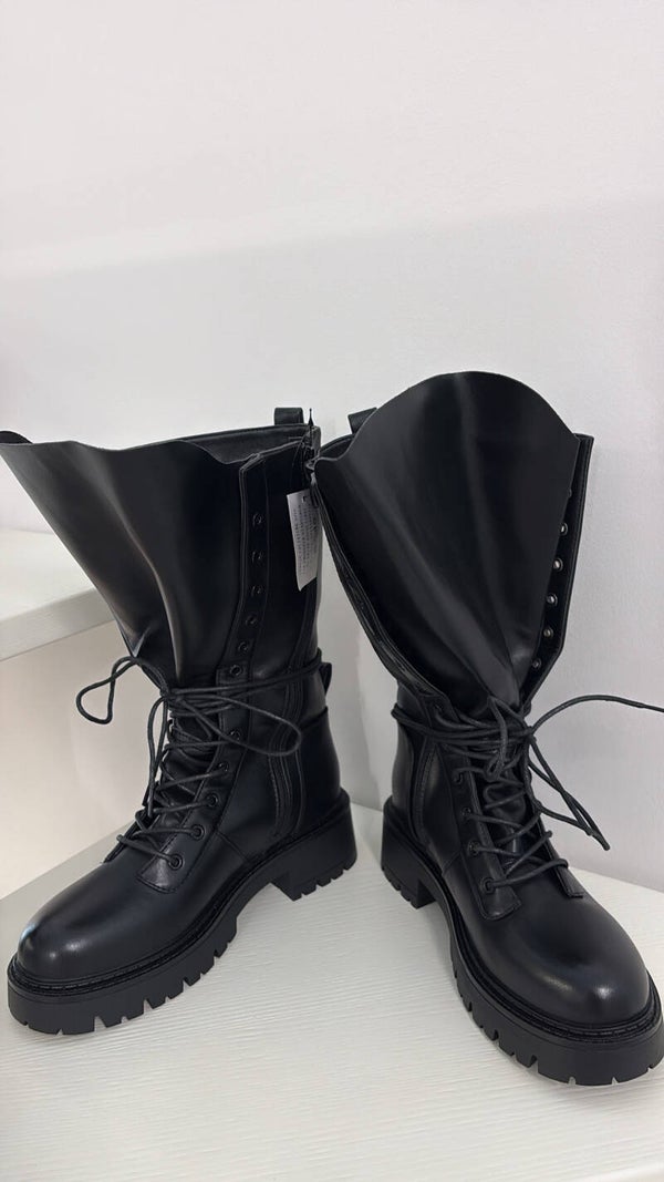 Stivale Saint eco-pelle Black