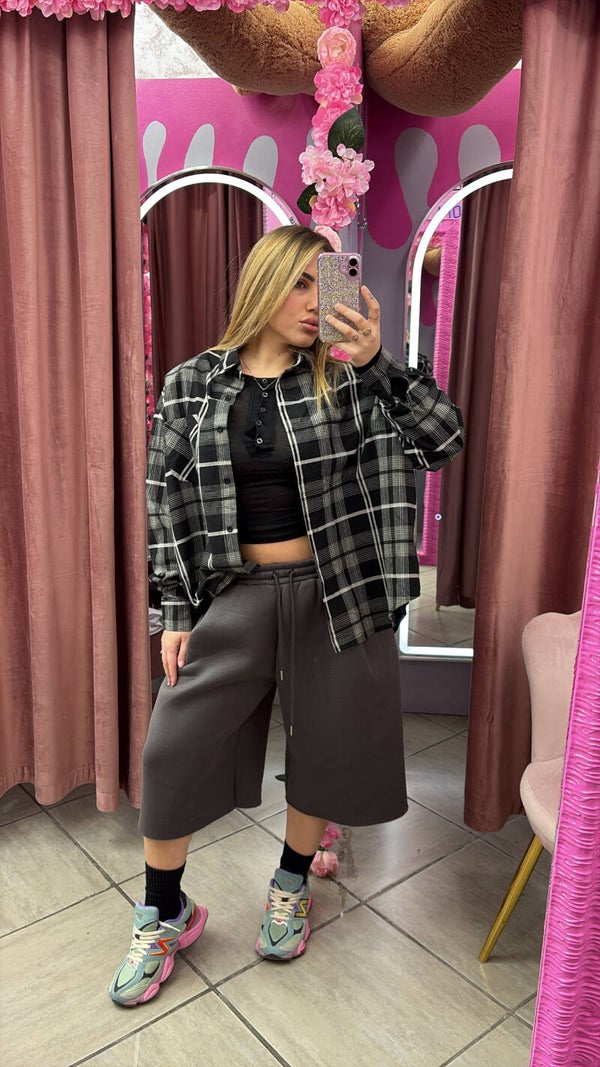 Bermuda comfort grigio