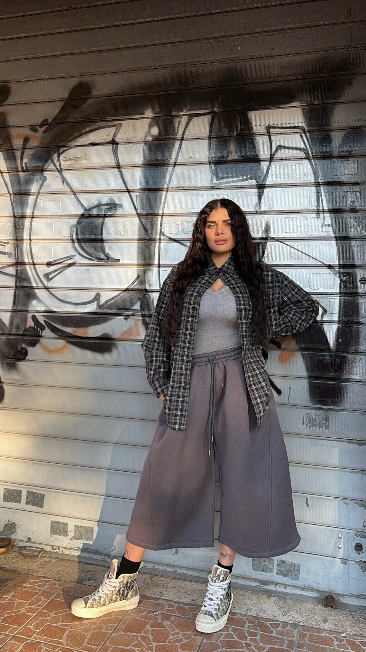 Bermuda comfort grigio