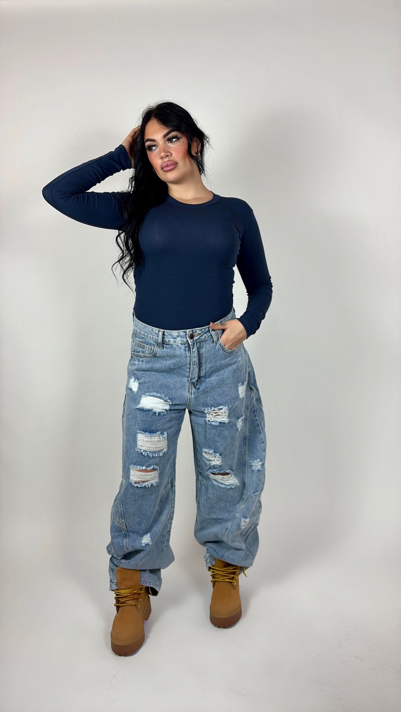 Denim distressed 0.0