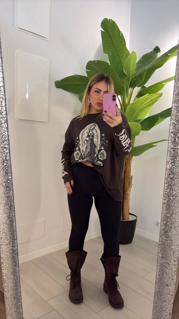 Leggings con staffa