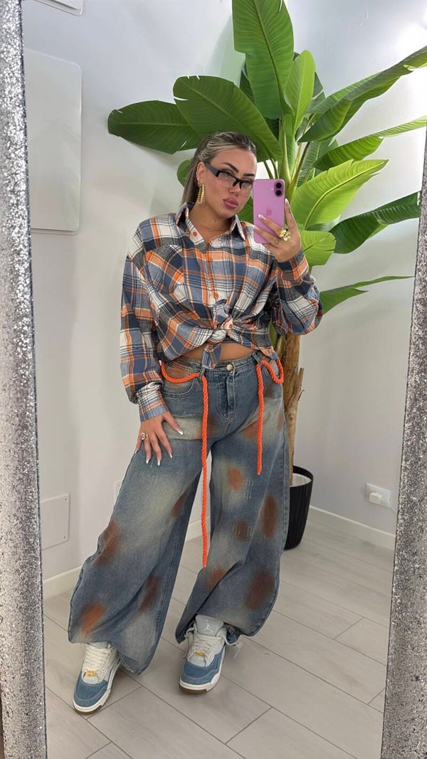 Denim orange