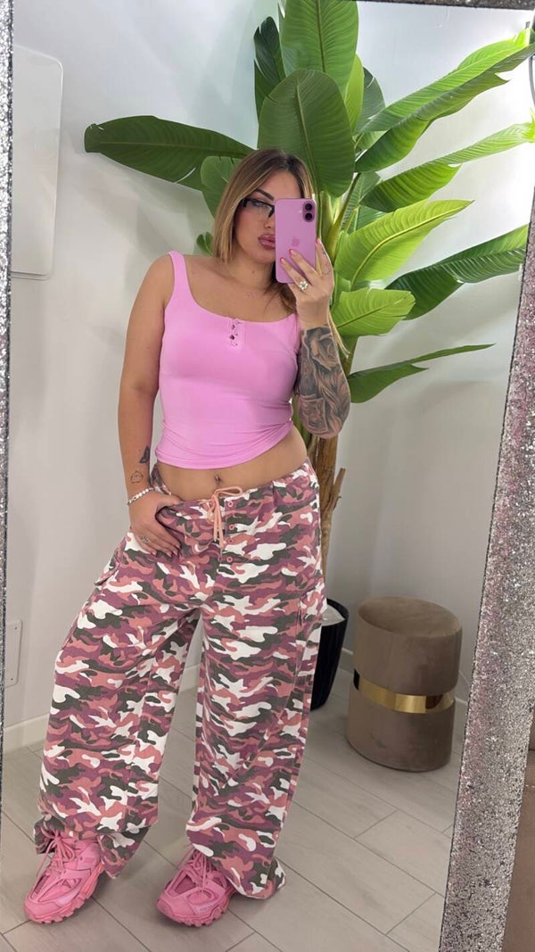 Pants army pink