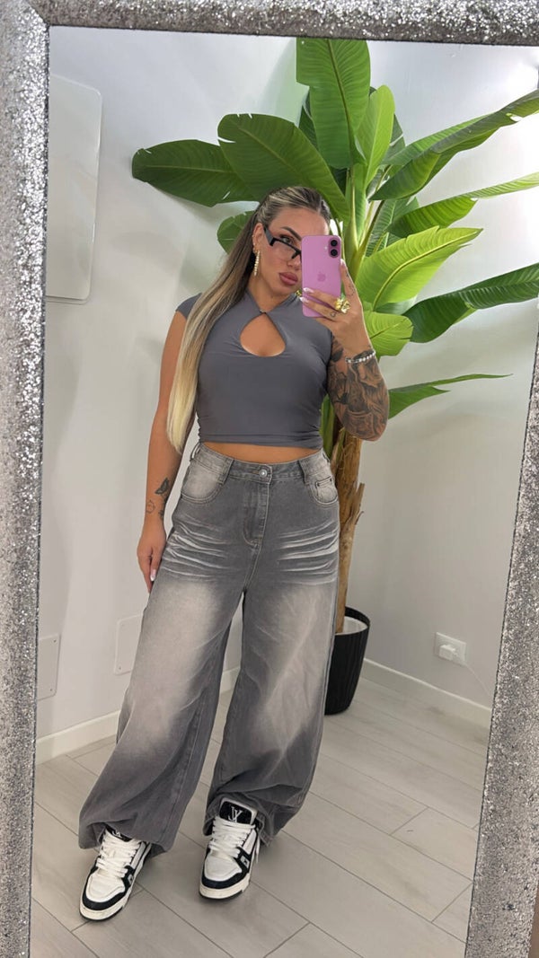 Denim crown