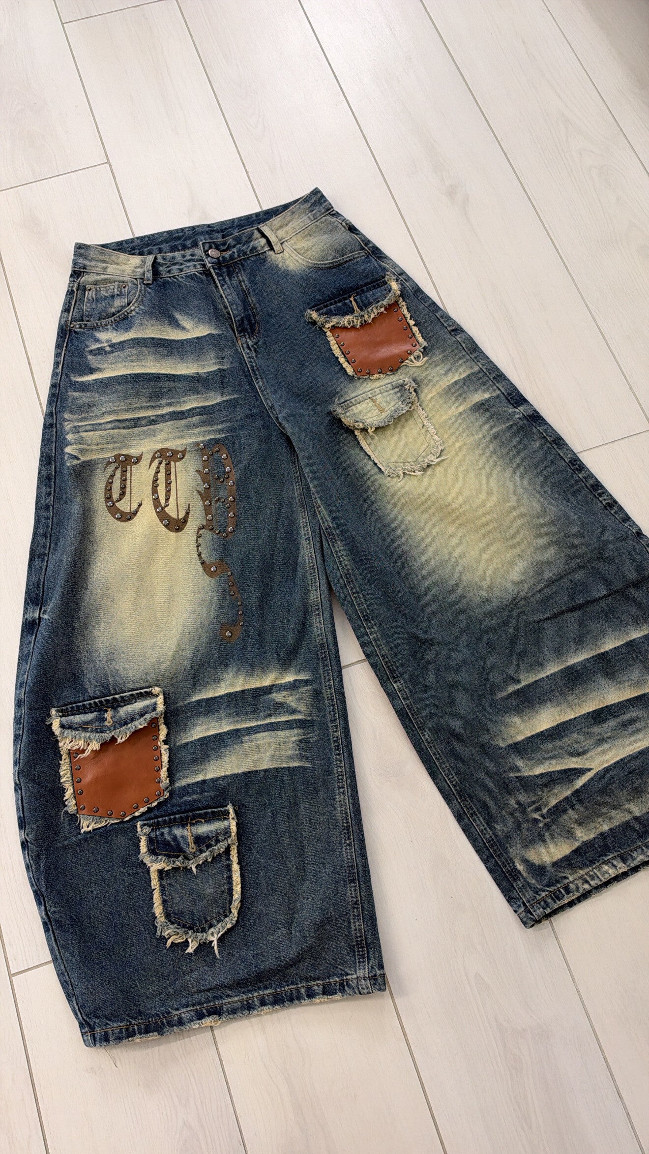 Denim cargo grunge