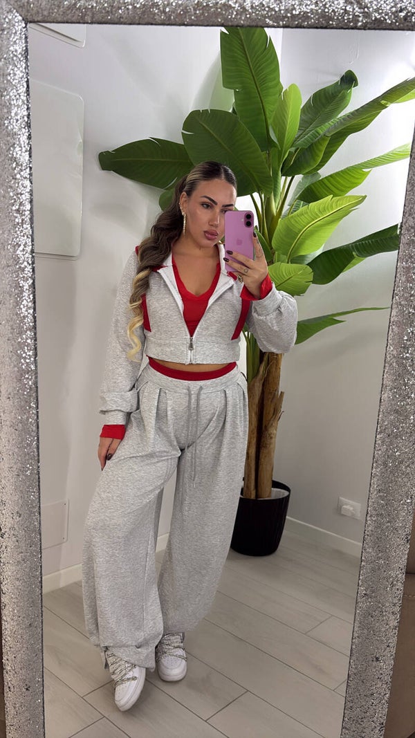 Set red&grey