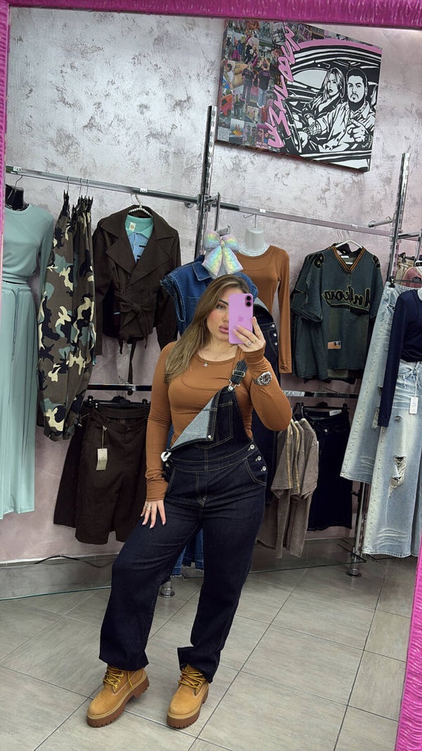 Salopette denim