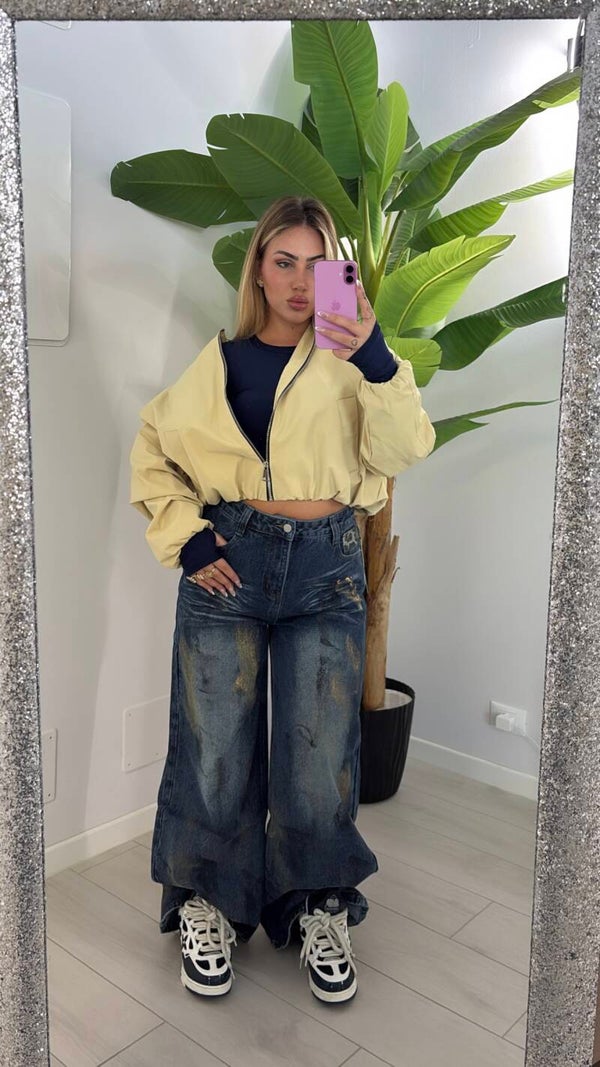 Denim animal splash