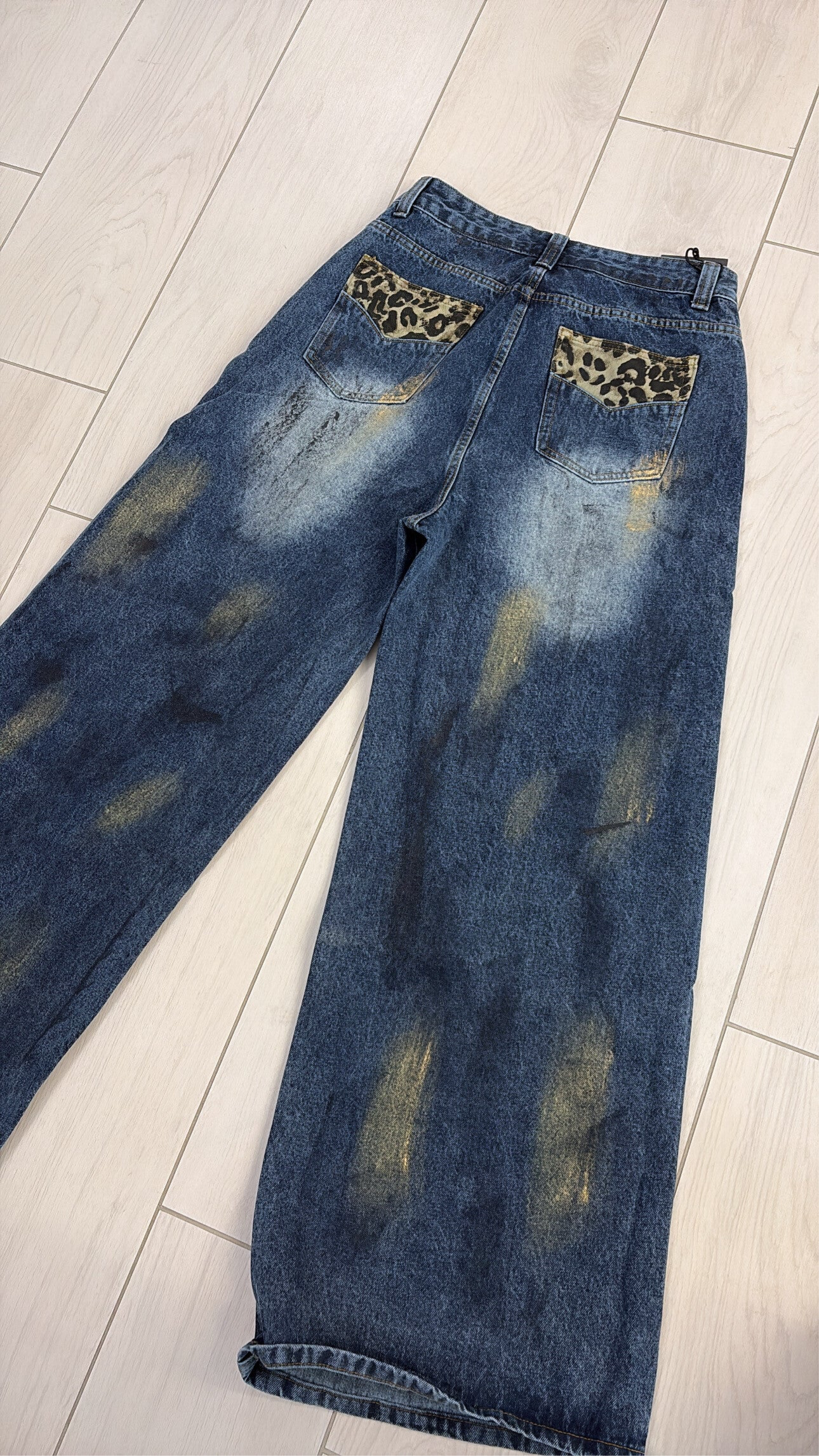 Denim animal splash