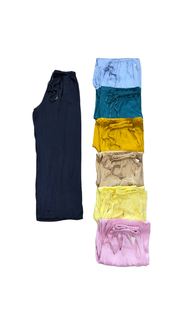 Pantalone satin luxe