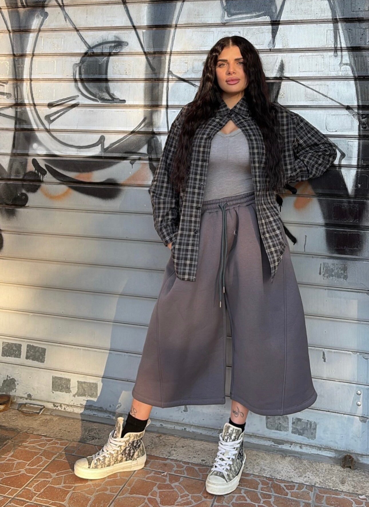 Bermuda comfort grigio