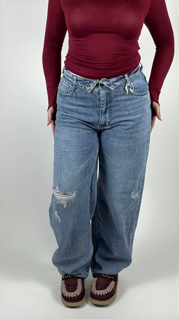 Denim cross