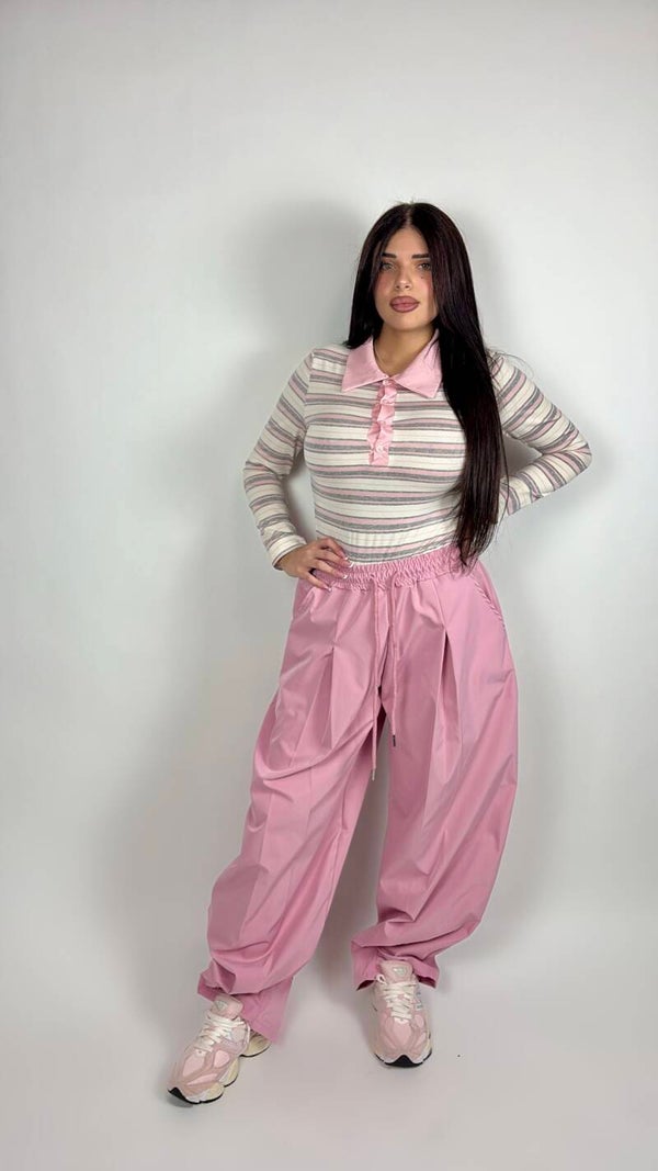 Pantalone pink motion