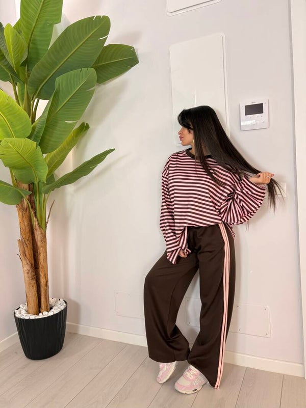 Pantalone choco pink