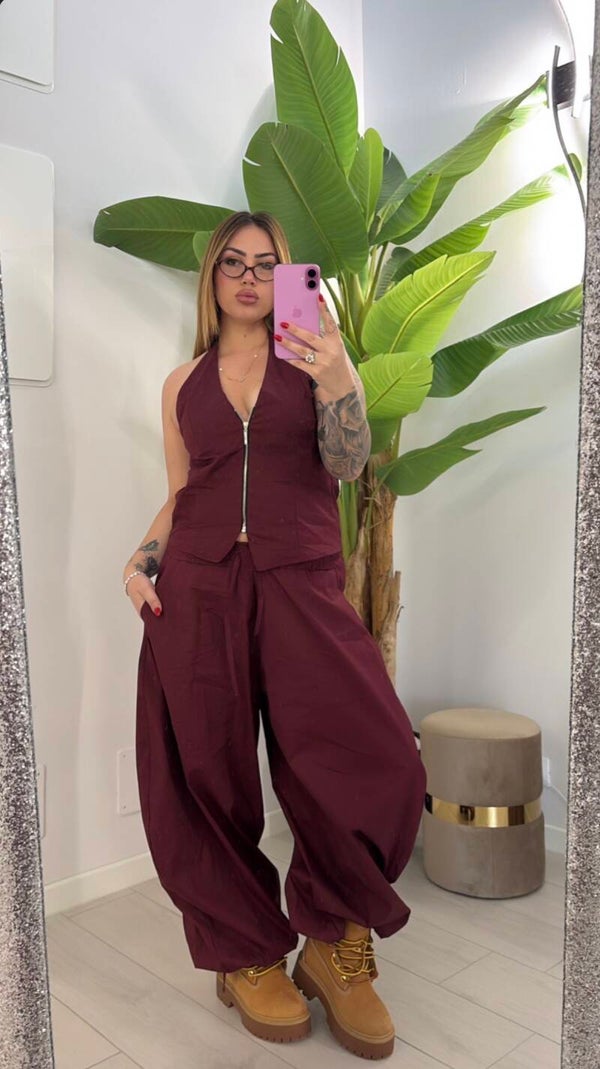 Cord velvet bordeaux