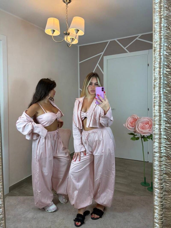 Trio chic pink