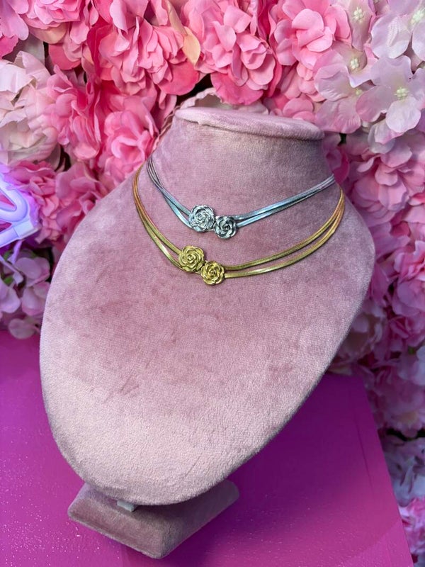 collana twin roses