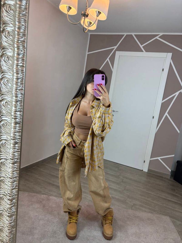 Camicia cozy cool gialla