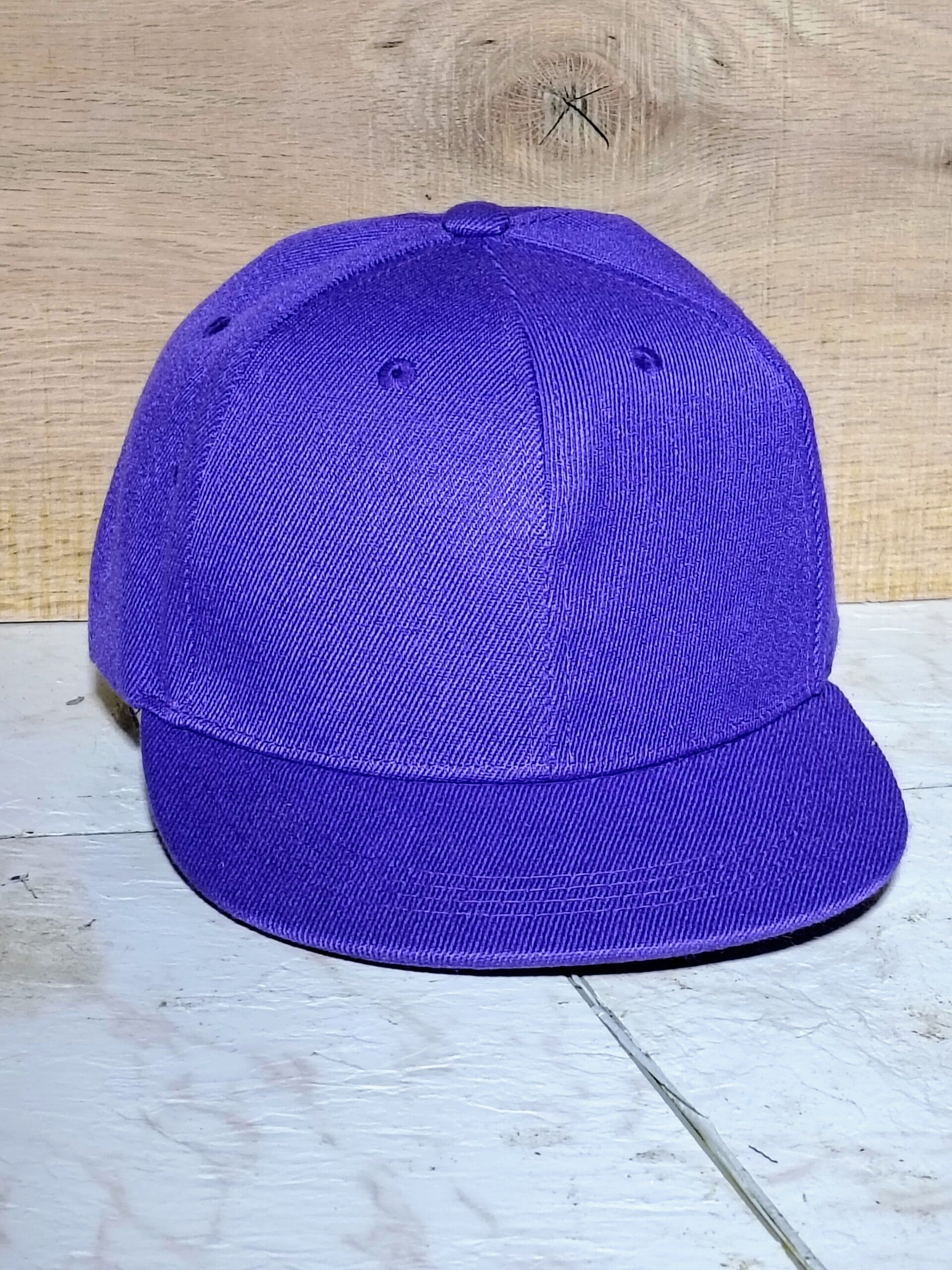 Purple baseball flat bill