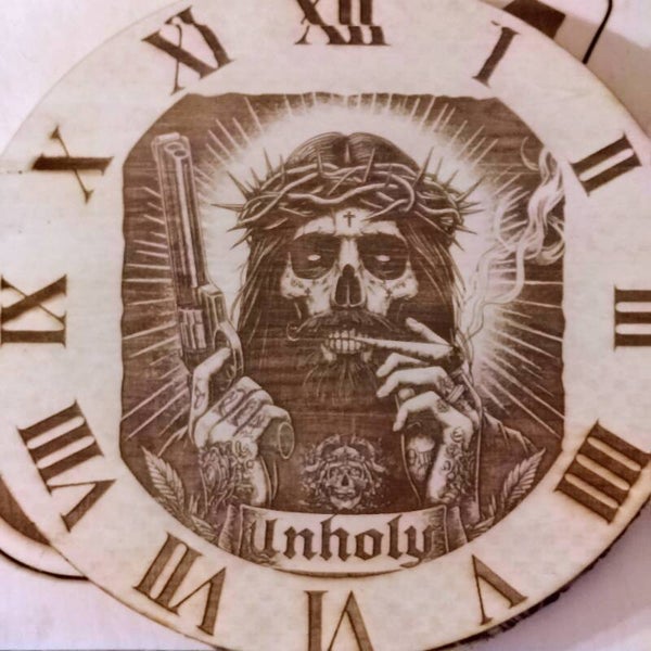 Zombie Jesus clock