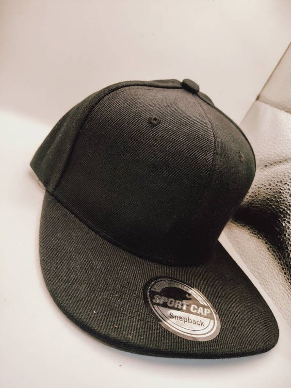 Black baseball (flat bill)