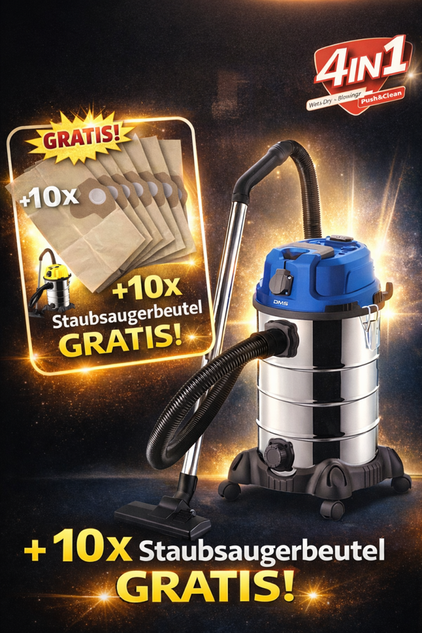 DMS 4-in-1 Industriestaubsauger