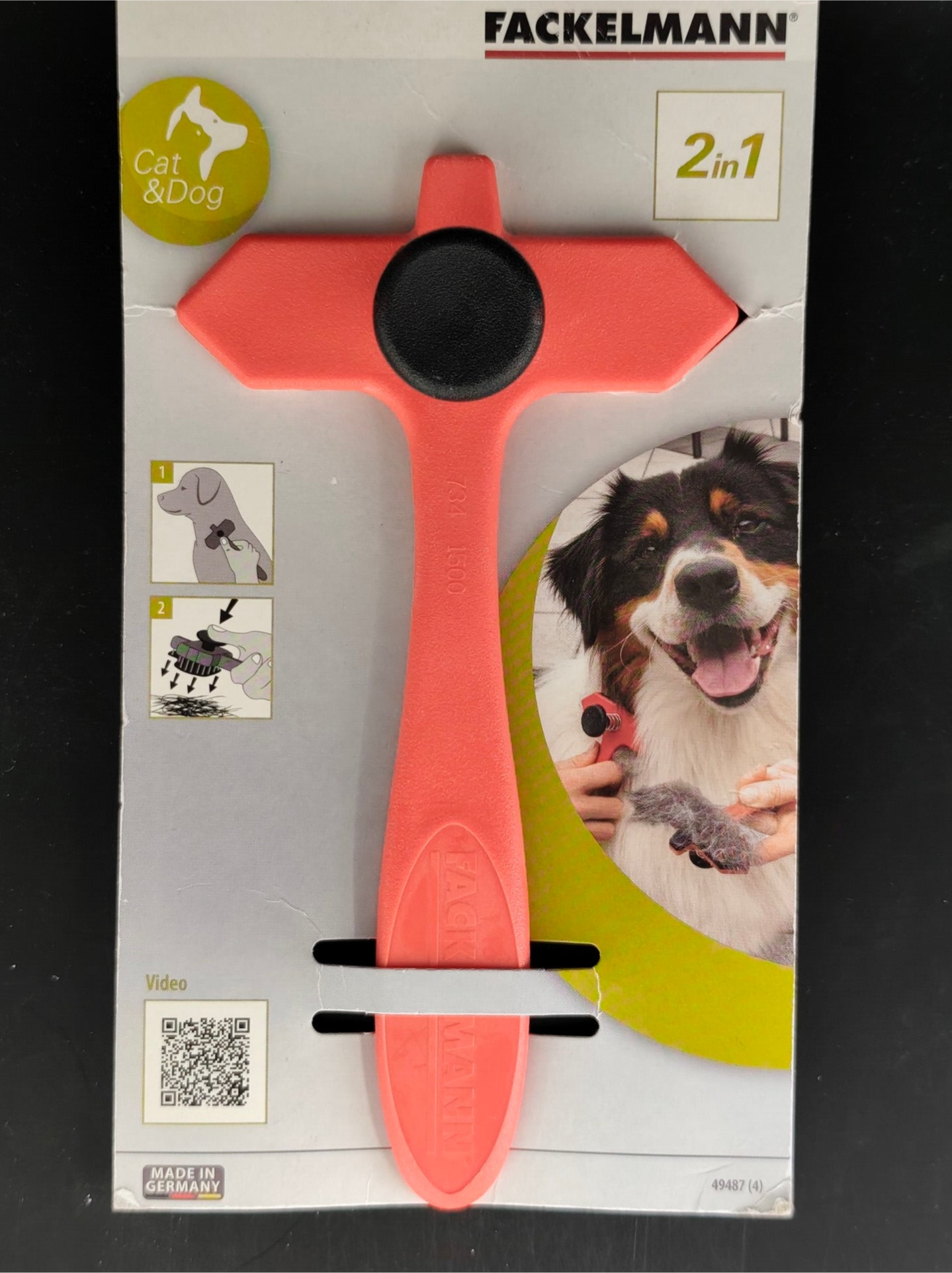 Fackelmann Tierbürste – sanfte Fellpflege für Hunde & Katzen