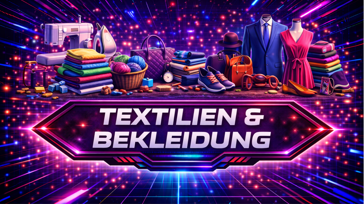 Textilien und Bekleidung